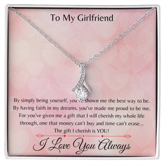To My Girlfriend Alluring Necklace/From partner, boyfriend/Valentine's Day Gift, Anniversary Gift, Birthday Gift, Christmas, Gift