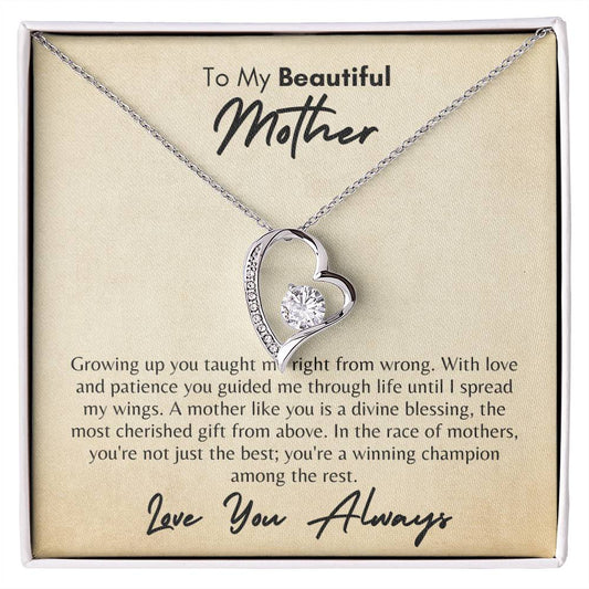 Forever Love Necklace | Beautiful Mother Necklace | Bori Mood Store